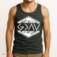 Inspirational Christian God Is Greater Than The High And Lows Camping Tank Top thumb 3