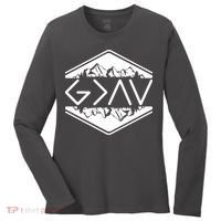 Inspirational Christian God Is Greater Than The High And Lows Camping Women's Long Sleeve Shirt thumb 0