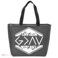 Inspirational Christian God Is Greater Than The High And Lows Camping Tote Bag thumb 0