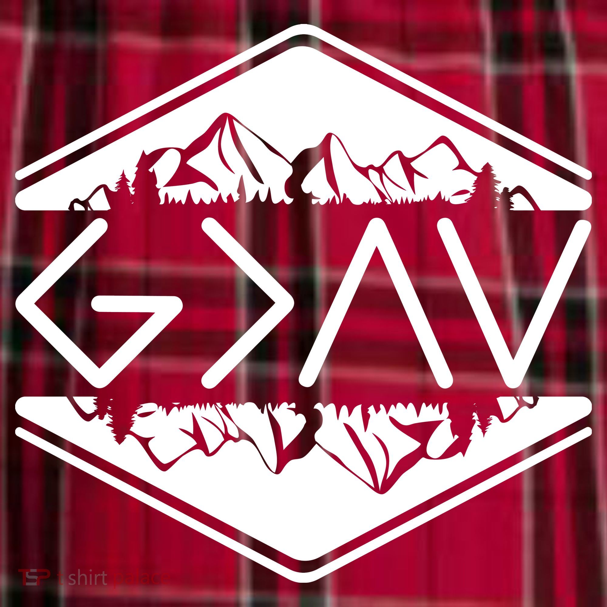 Inspirational Christian God Is Greater Than The High And Lows Camping Women's Flannel Plaid Pajama Pants
