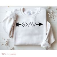 Inspirational Christian God Is Greater Than The High And Lows Shooting Arrow Sweatshirt thumb 2