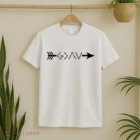 Inspirational Christian God Is Greater Than The High And Lows Shooting Arrow T-Shirt thumb 2