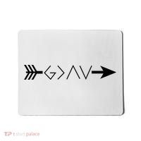 Inspirational Christian God Is Greater Than The High And Lows Shooting Arrow Mousepad thumb 0