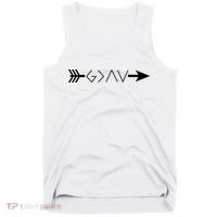 Inspirational Christian God Is Greater Than The High And Lows Shooting Arrow Tank Top thumb 0