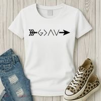 Inspirational Christian God Is Greater Than The High And Lows Shooting Arrow Women's T-Shirt thumb 3
