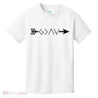 Inspirational Christian God Is Greater Than The High And Lows Shooting Arrow Kids T-Shirt thumb 0