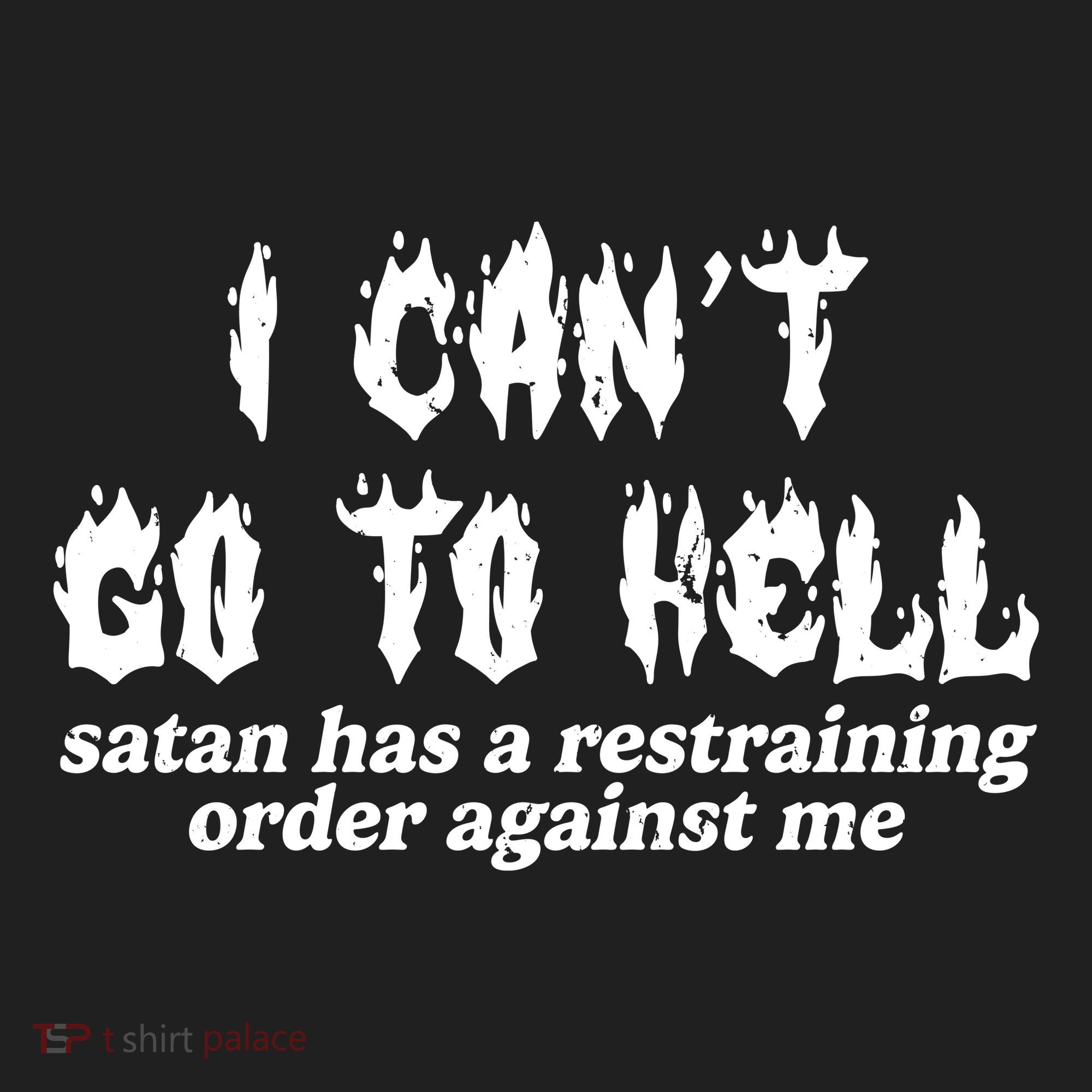 I Cant Go To Hell Satan Has A Restraining Order Against Me Beanie
