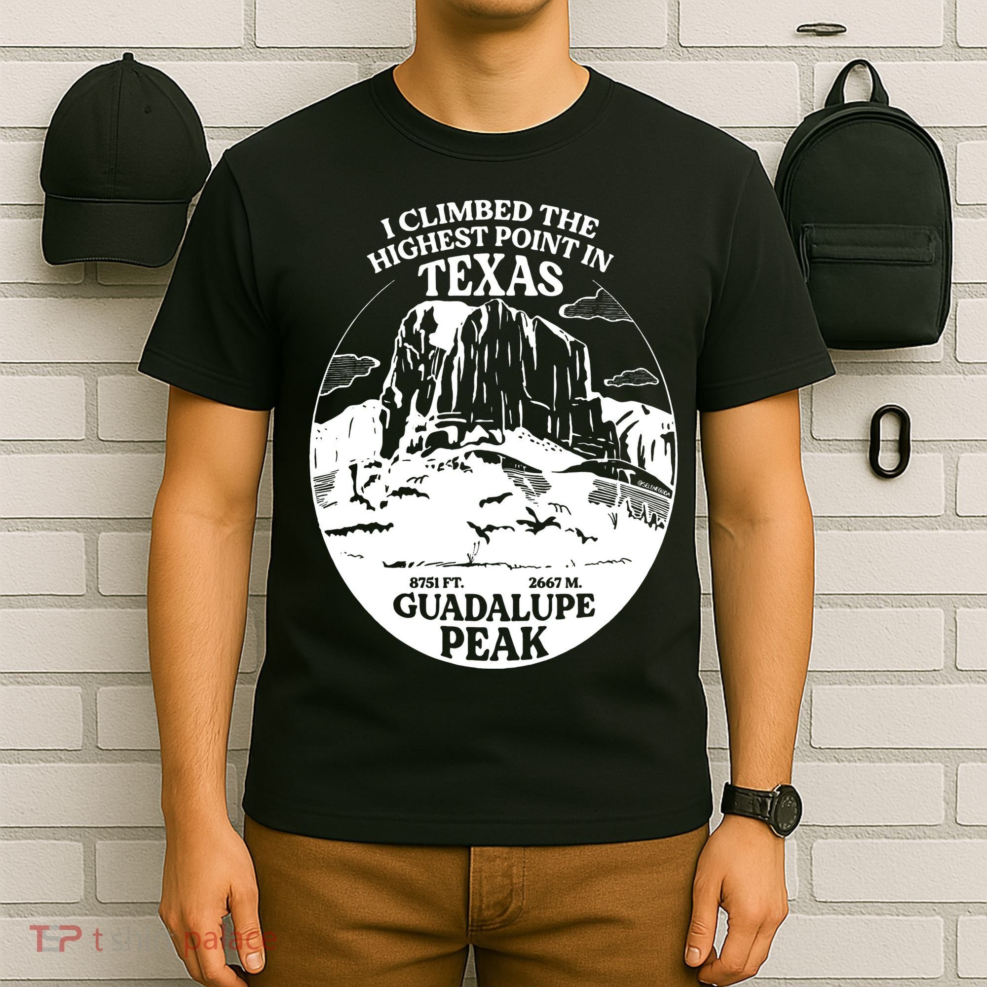 I Climbed Guadalupe Peak- The Highest Point In Texas T-Shirt