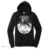 I Climbed Guadalupe Peak- The Highest Point In Texas Women's Hoodie thumb 0