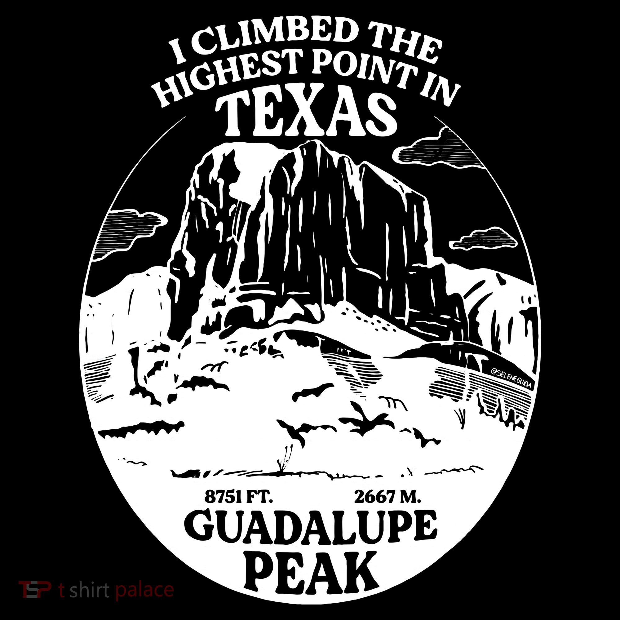 I Climbed Guadalupe Peak- The Highest Point In Texas Women's Hoodie