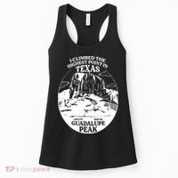 I Climbed Guadalupe Peak- The Highest Point In Texas Women's Tank Top thumb 0