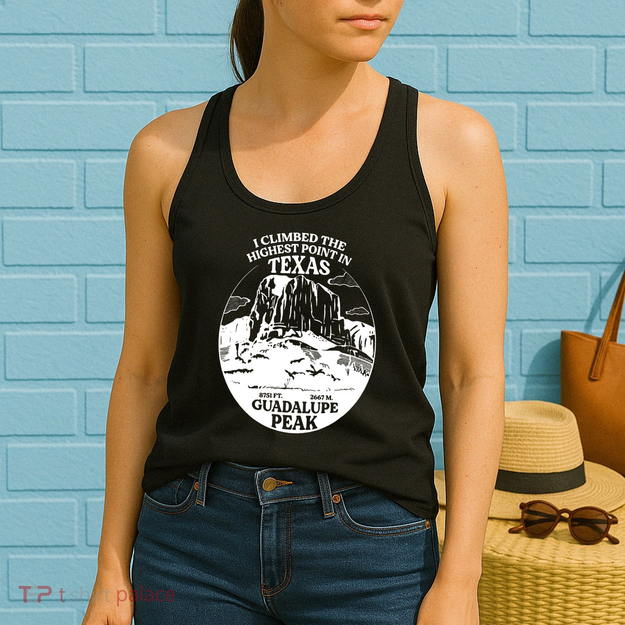 I Climbed Guadalupe Peak- The Highest Point In Texas Women's Tank Top