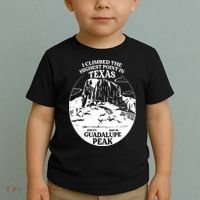 I Climbed Guadalupe Peak- The Highest Point In Texas Toddler T-Shirt thumb 2