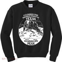 I Climbed Guadalupe Peak- The Highest Point In Texas Kids Sweatshirt thumb 0