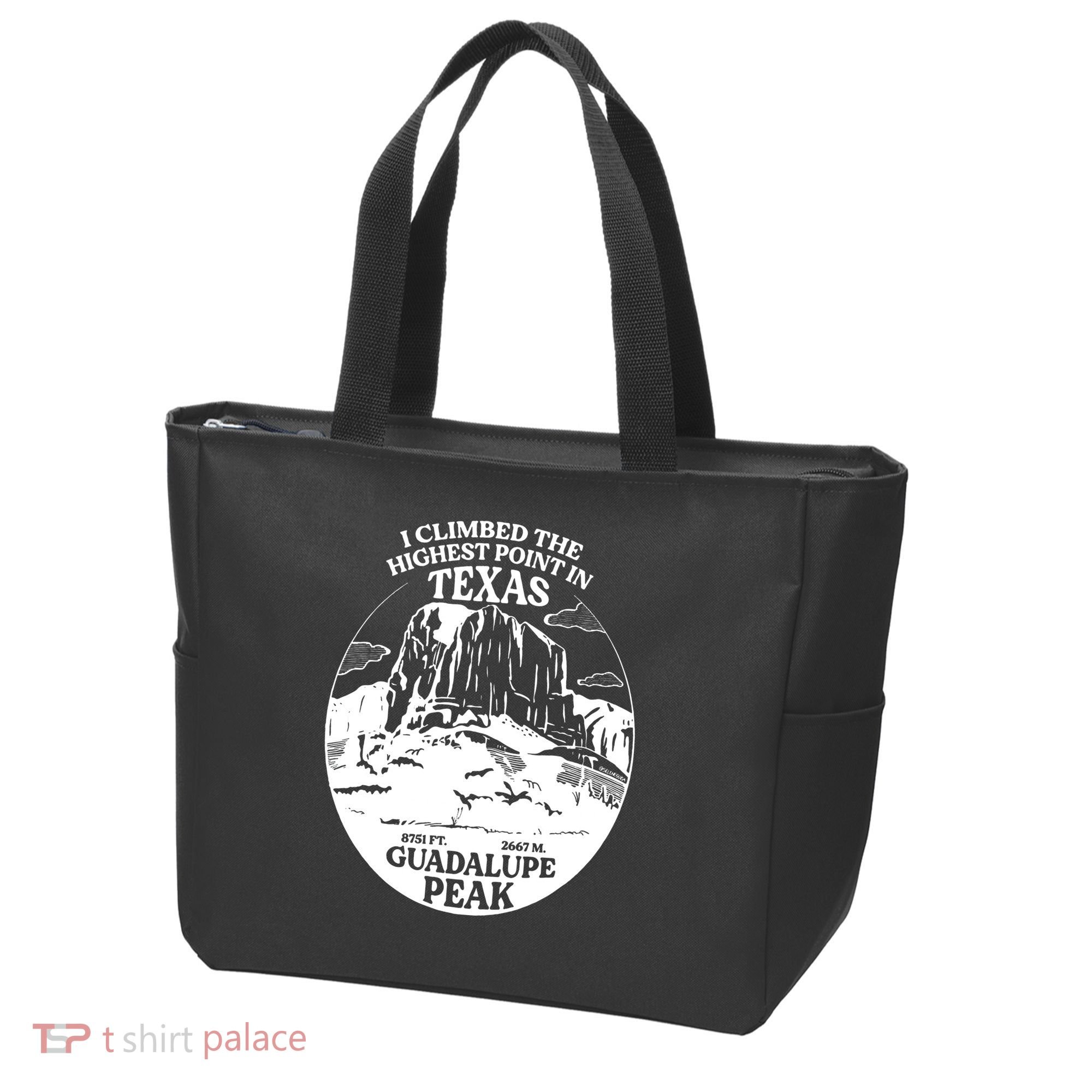 I Climbed Guadalupe Peak- The Highest Point In Texas Tote Bag