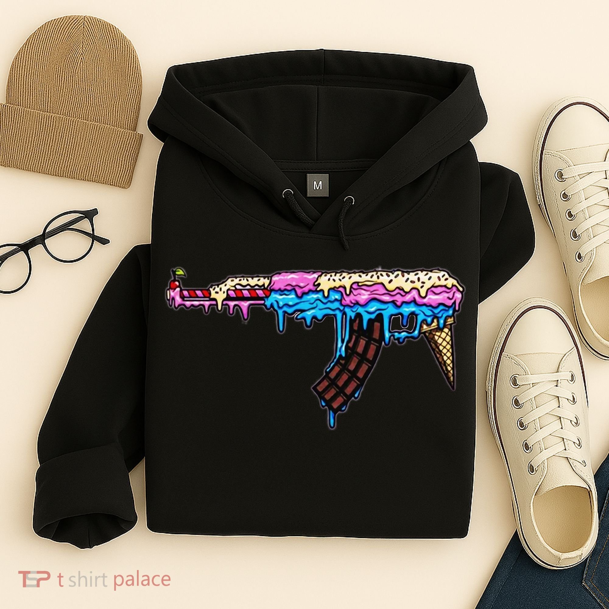 Ice Cream Gun Hoodie