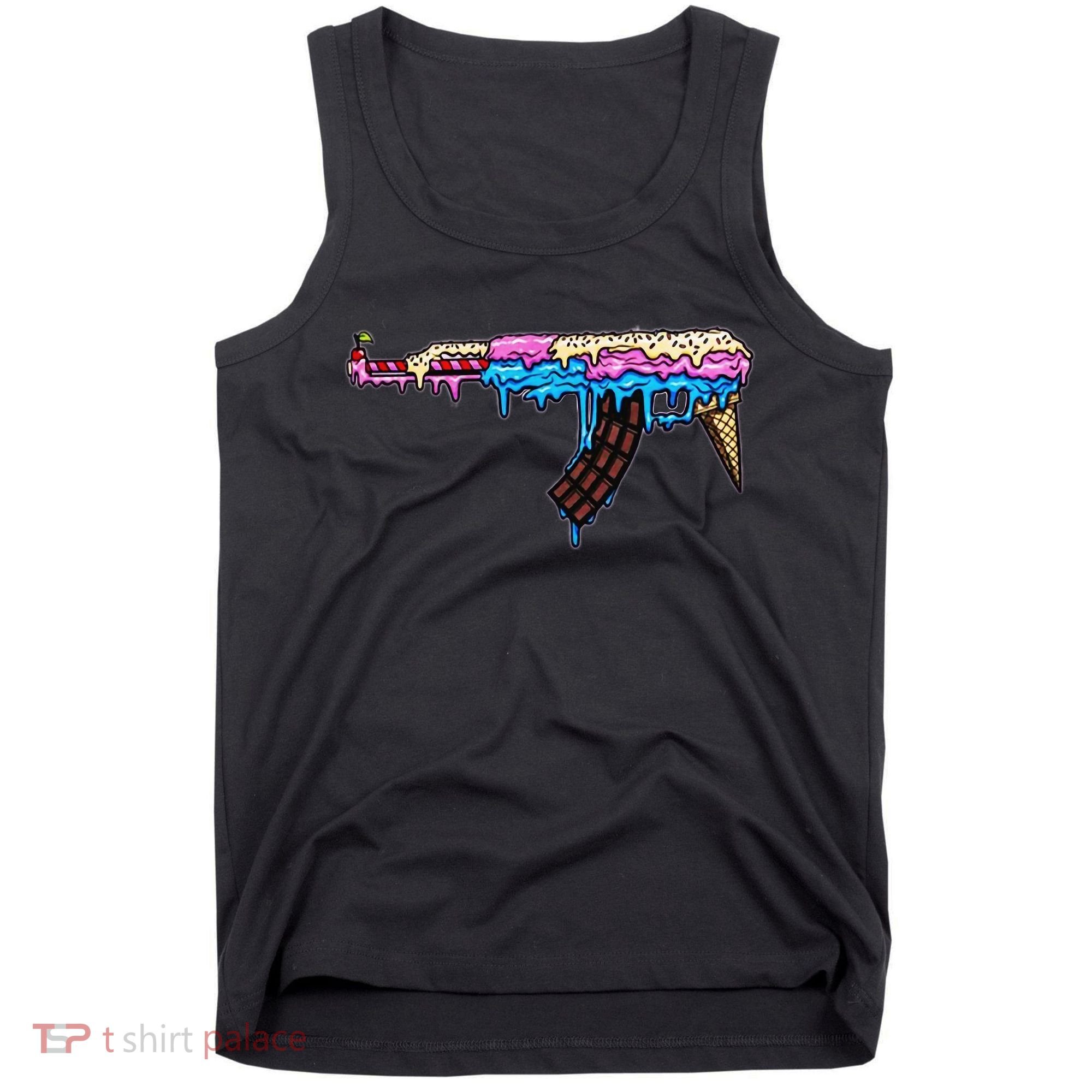 Ice Cream Gun Tank Top