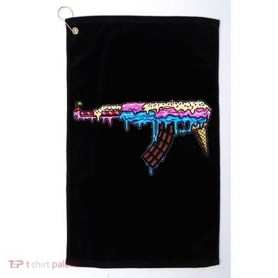 Ice Cream Gun Golf Towel