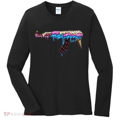 Ice Cream Gun Women's Long Sleeve Shirt