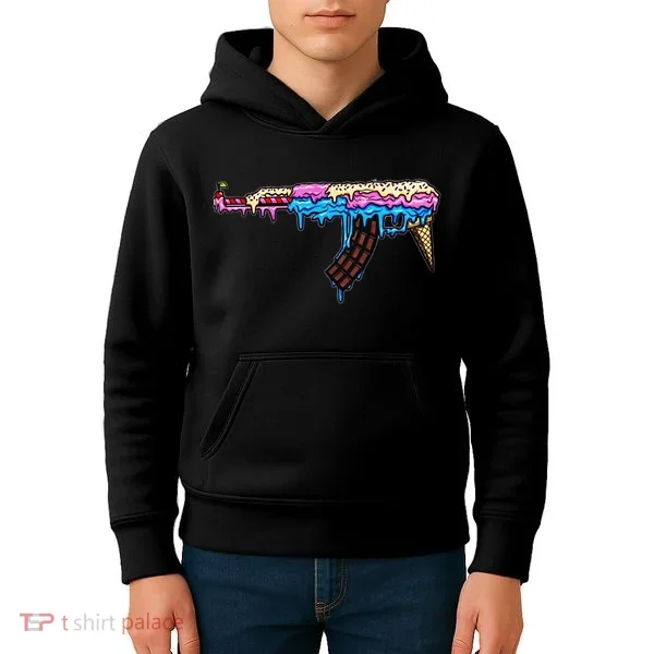 Ice Cream Gun Kids Hoodie
