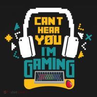 I CanT Hear You IM Gaming Pc Gamers Themed Gift Women's Hoodie thumb 2