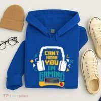 I CanT Hear You IM Gaming Pc Gamers Themed Gift Hoodie thumb 4