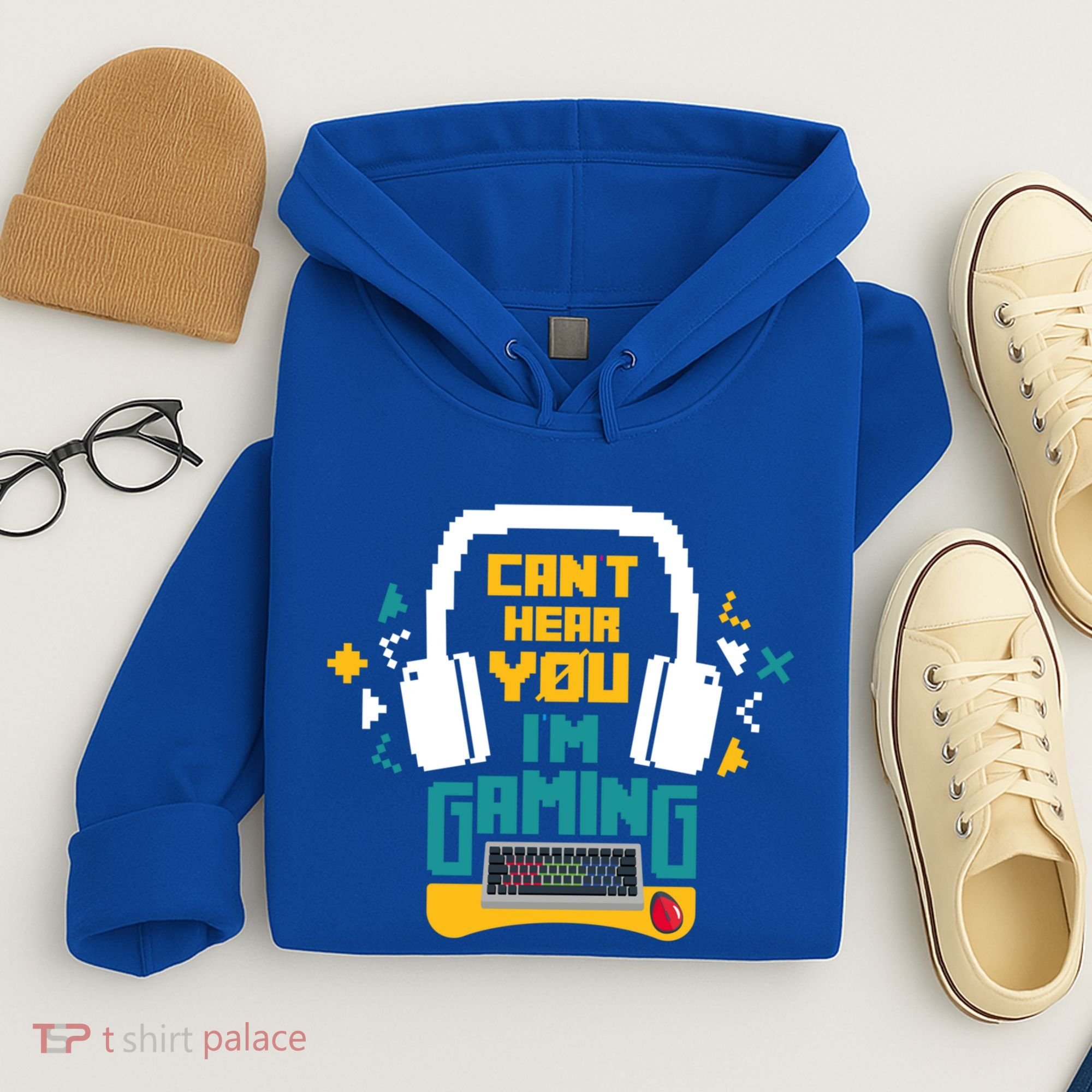 I CanT Hear You IM Gaming Pc Gamers Themed Gift Hoodie
