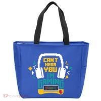 I CanT Hear You IM Gaming Pc Gamers Themed Gift Tote Bag thumb 0