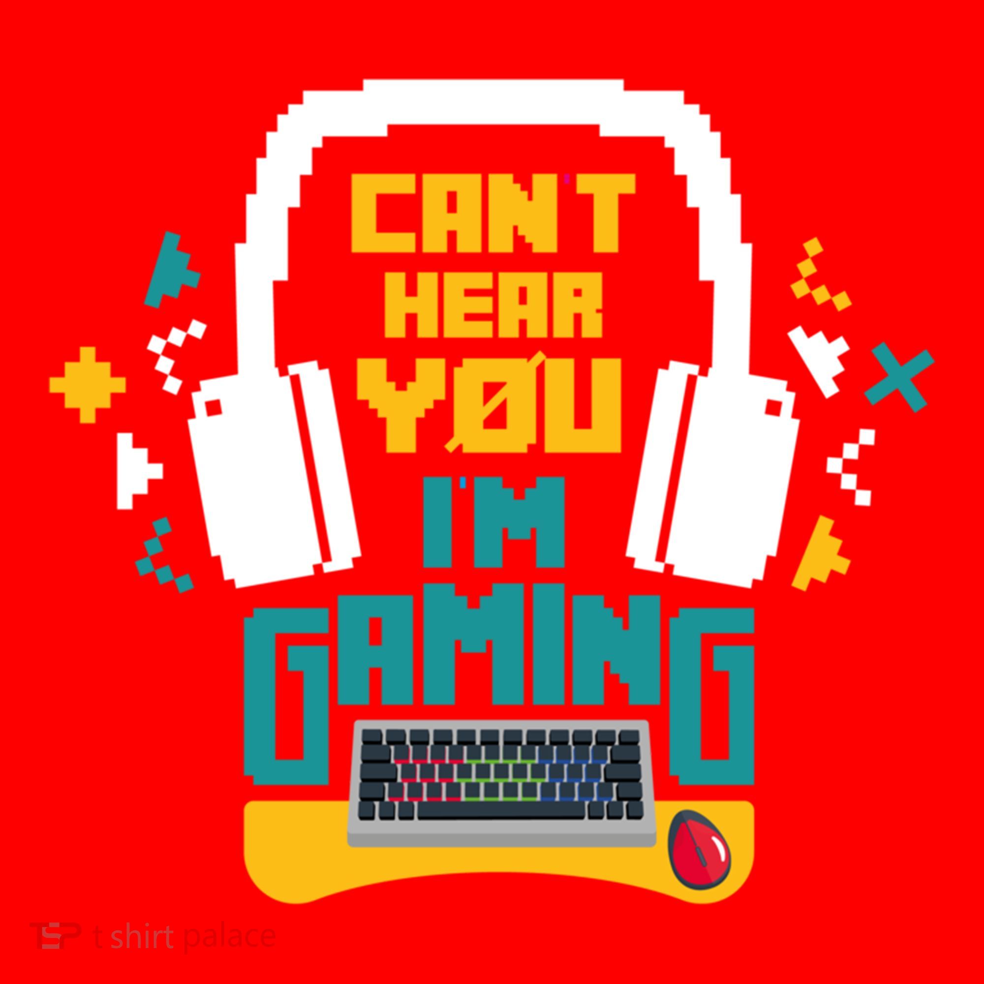 I CanT Hear You IM Gaming Pc Gamers Themed Gift Santa Hat