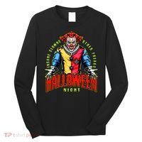 Insane Clowns Halloween Night Creepy Clown Long Sleeve Shirt thumb 0