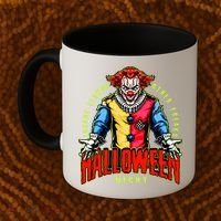 Insane Clowns Halloween Night Creepy Clown Coffee Mug thumb 2