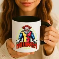 Insane Clowns Halloween Night Creepy Clown Coffee Mug thumb 3