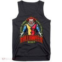 Insane Clowns Halloween Night Creepy Clown Tank Top thumb 0