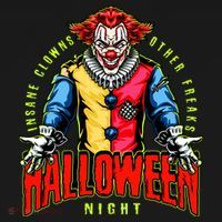 Insane Clowns Halloween Night Creepy Clown Tank Top thumb 6