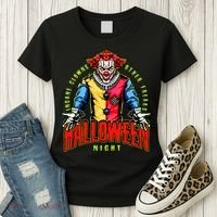 Insane Clowns Halloween Night Creepy Clown Women's T-Shirt thumb 3