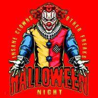 Insane Clowns Halloween Night Creepy Clown Santa Hat thumb 1