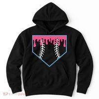 Ice Cream Home Plate Baseball Drip Hoodie thumb 0
