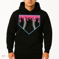 Ice Cream Home Plate Baseball Drip Hoodie thumb 2
