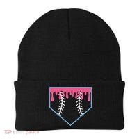 Ice Cream Home Plate Baseball Drip Beanie thumb 0
