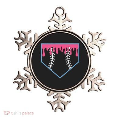 Ice Cream Home Plate Baseball Drip Ornament