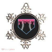 Ice Cream Home Plate Baseball Drip Ornament thumb 0
