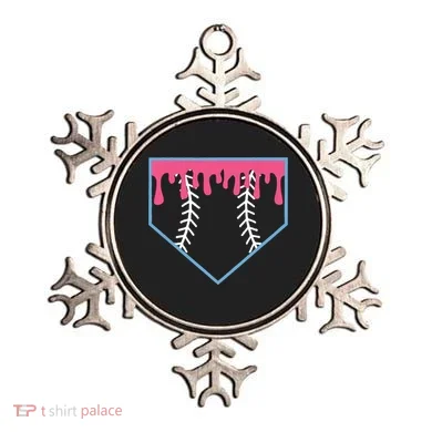 Ice Cream Home Plate Baseball Drip Ornament