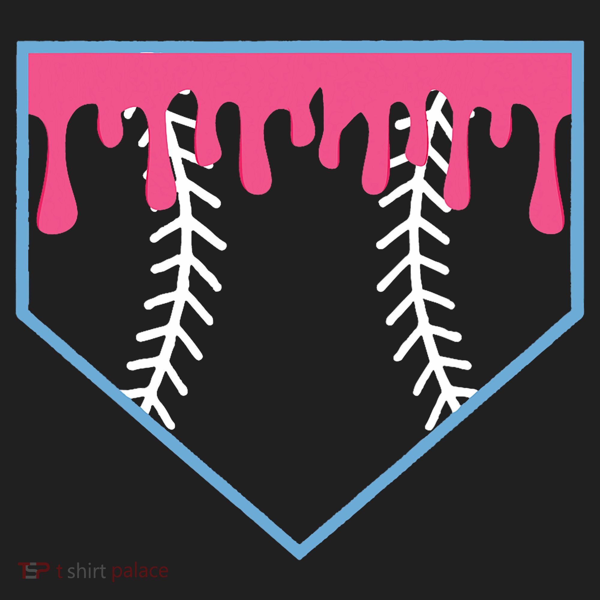 Ice Cream Home Plate Baseball Drip Hat