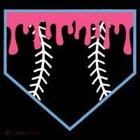 Ice Cream Home Plate Baseball Drip Tank Top thumb 6