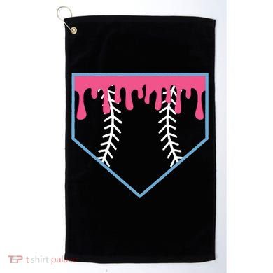 Ice Cream Home Plate Baseball Drip Golf Towel