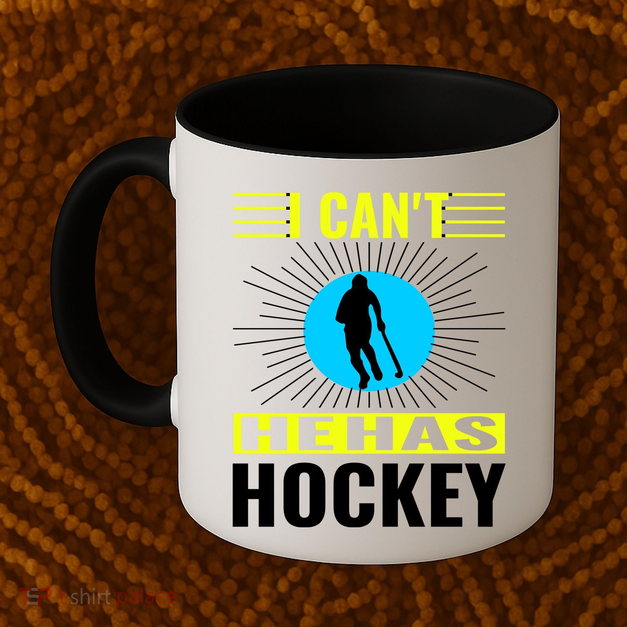 I Cant He Has Hockey Coffee Mug