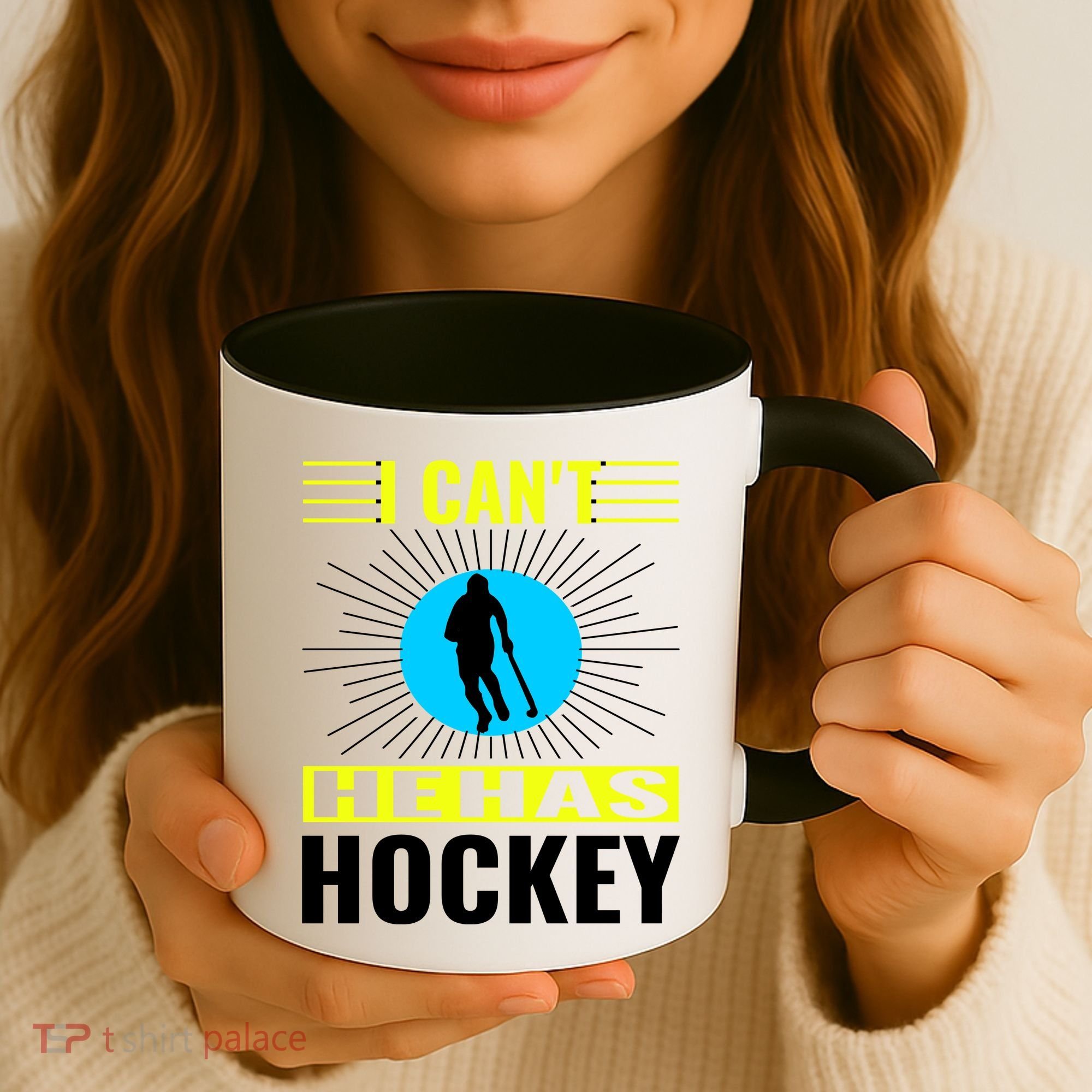 I Cant He Has Hockey Coffee Mug