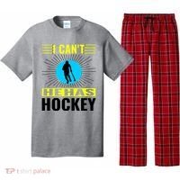 I Cant He Has Hockey Pajama Set thumb 0