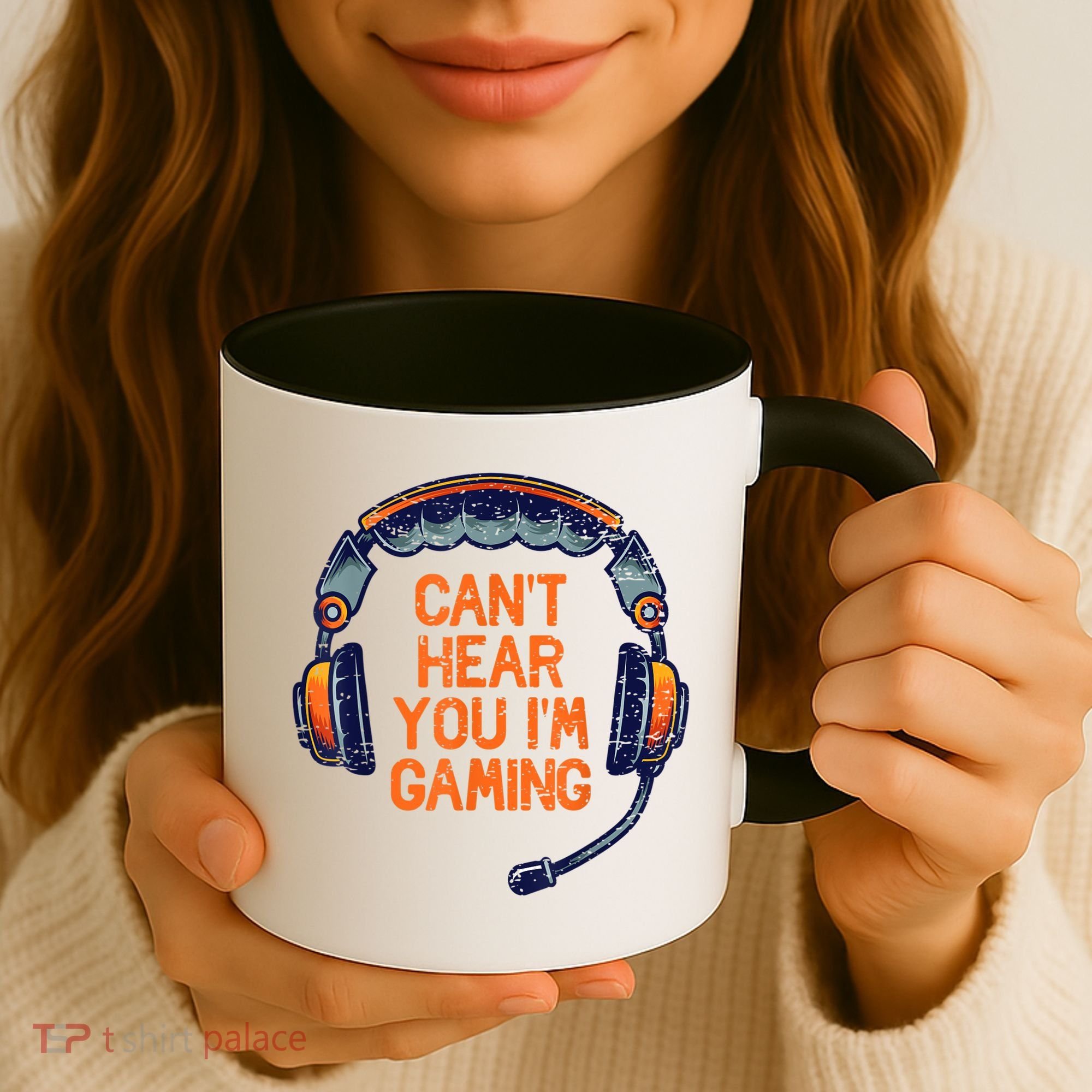 I Cant Hear You Im Gaming Funny Video Gamer Geek Coffee Mug