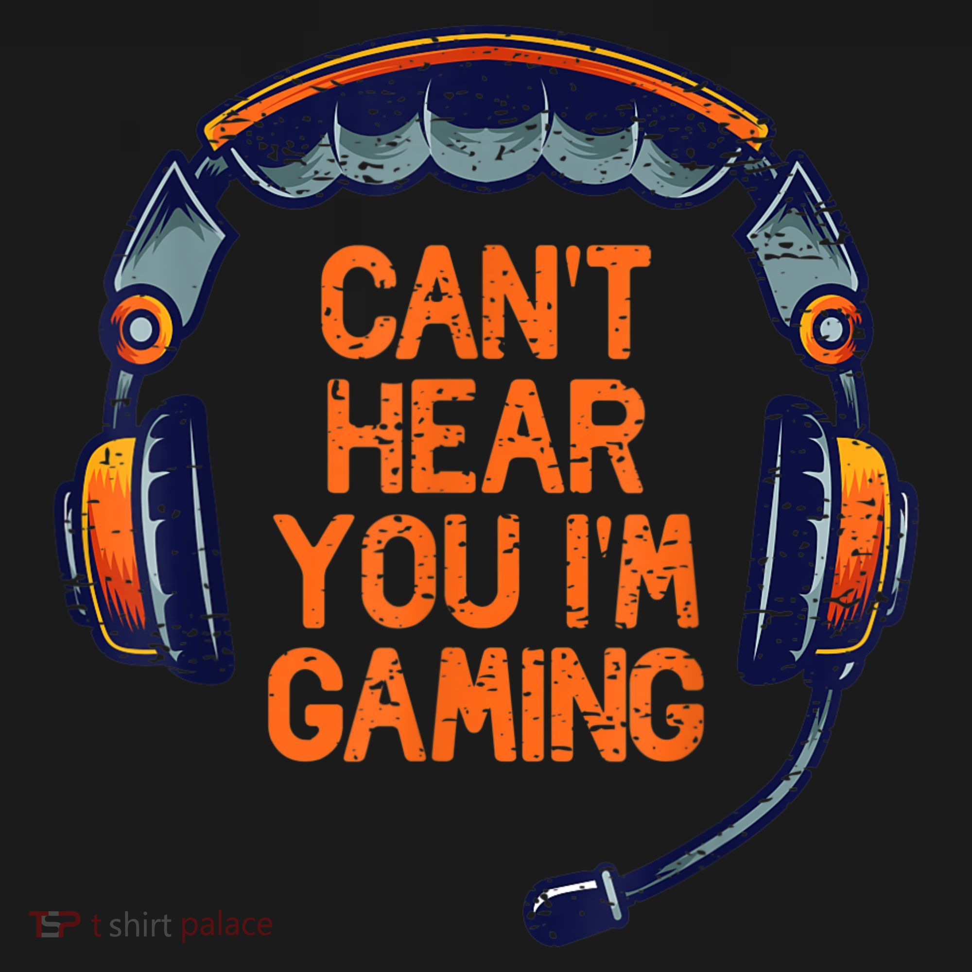 I Cant Hear You Im Gaming Funny Video Gamer Geek Mousepad